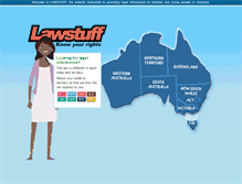 Tablet Screenshot of lawstuff.org.au